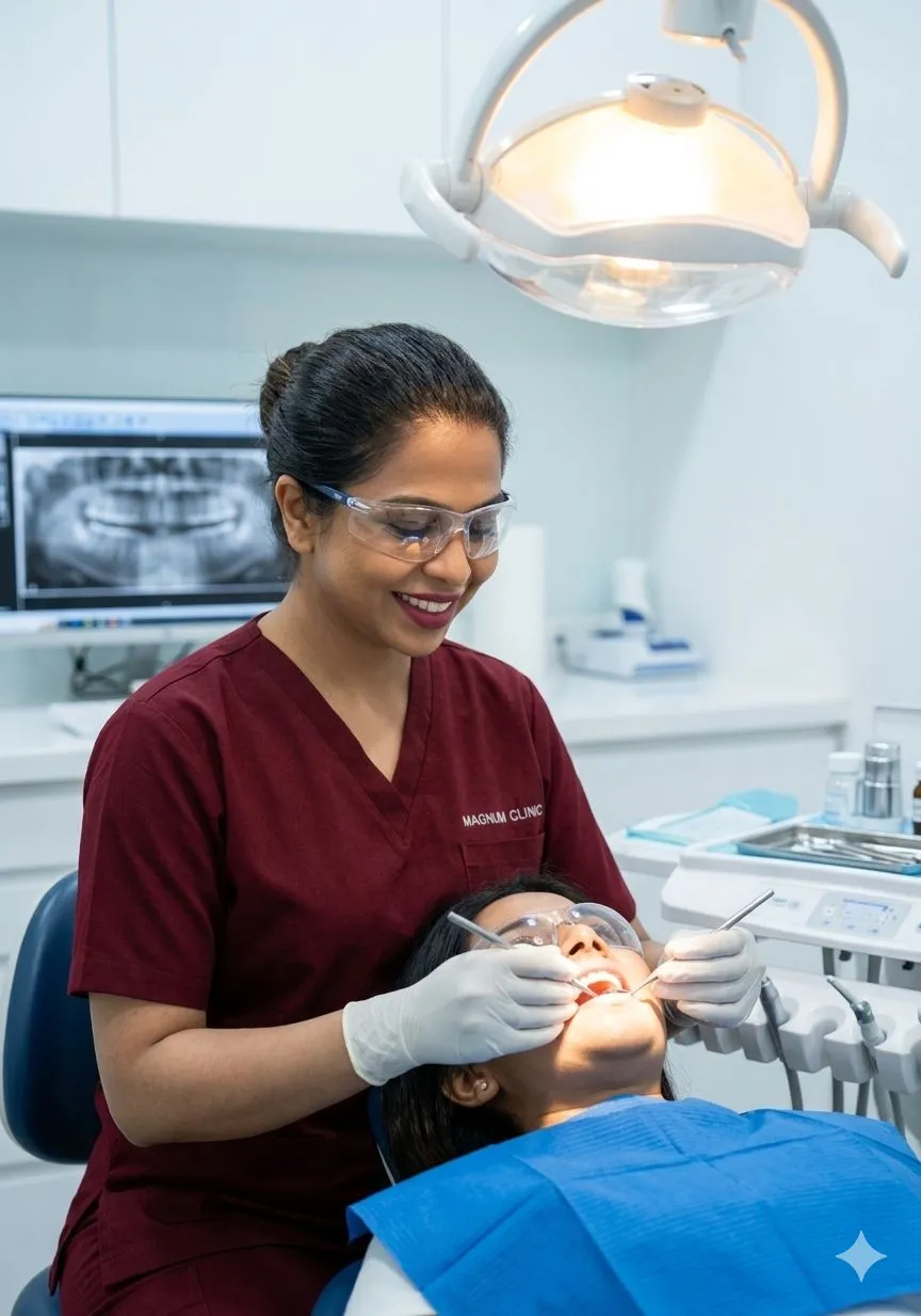 Orthodontic braces, Invisalign, and growth modification treatments at Magnum Clinic