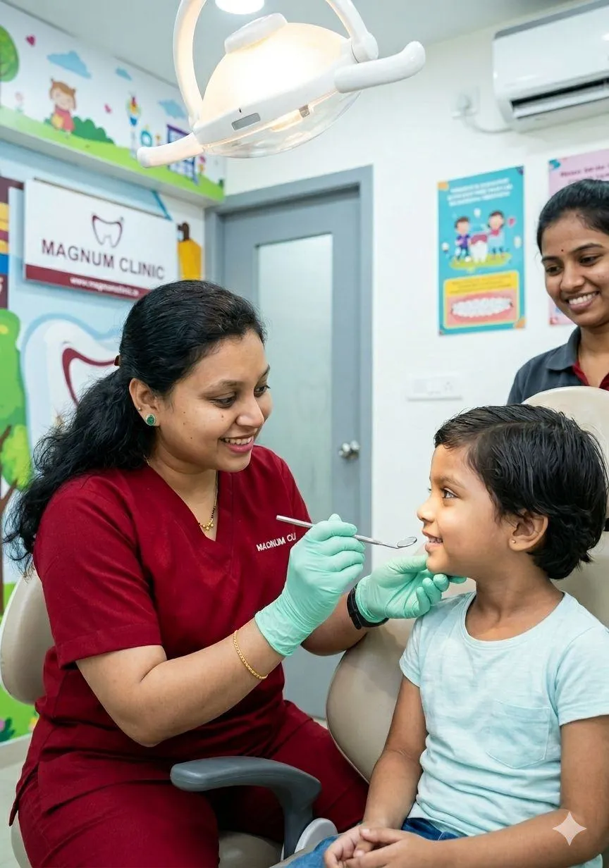 Pediatric dentistry and preventive child dental care at Magnum Dental Clinic
