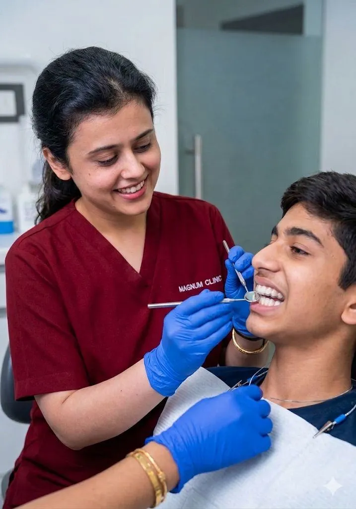 Advanced orthodontic treatments including Invisalign and growth modulation at Magnum Clinic