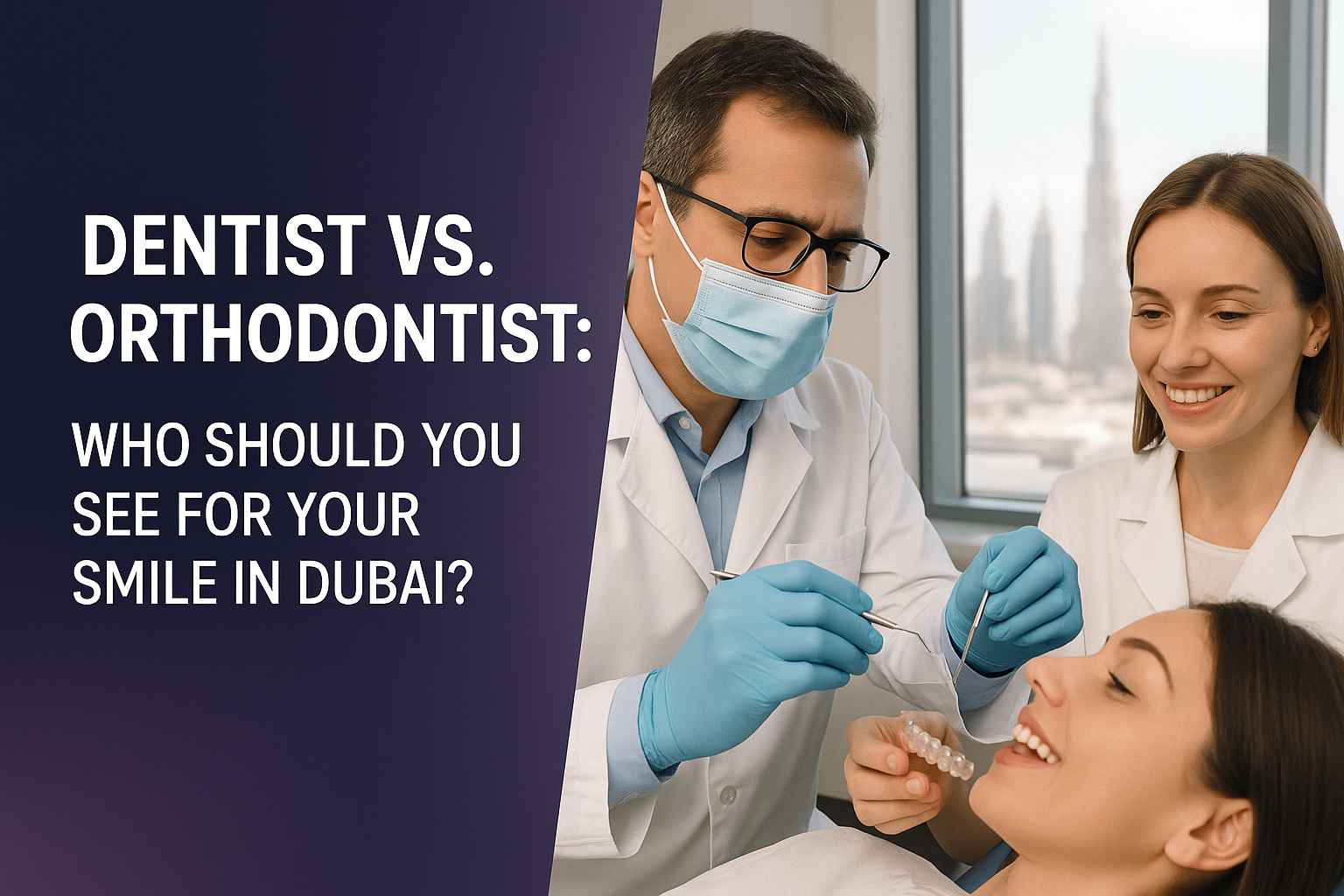 Dentist vs. Orthodontist: Who Should You See for Your Smile in Dubai?