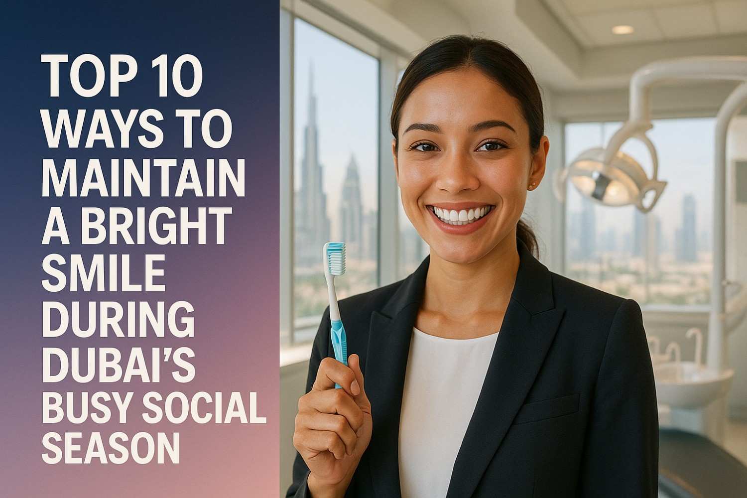 Top 10 Ways to Maintain a Bright Smile During Dubai's Busy Social Season